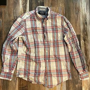 Nautica button down plaid shirt